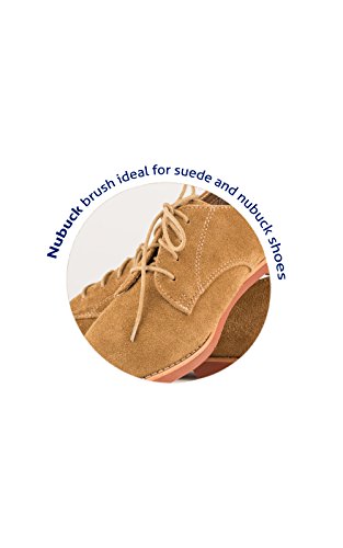 Cepillo de Crepé para Zapatos de Ante Gamuza Nobuk, de Kaps-Cerdas Suaves Limpian Sus Zapatos Sin Rayarlos ni Dañarlos - para Zapatos, Botas y Bolsos de Cualquier Color-También Es Apto para Tapicería