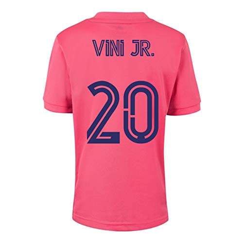 Champion's City Kit - 20 Vinícius Júnior - Camiseta y Pantalón Infantil Segunda Equipación - Real Madrid - Réplica Autorizada - Temporada 2020/2021
