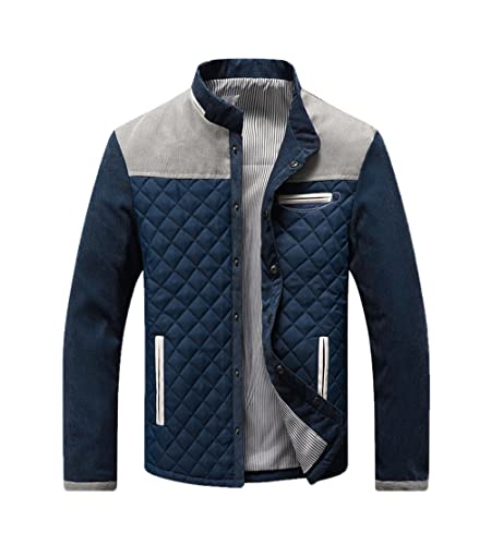 Chaqueta Hombre Versión Regular Cuello Alto Empalme Chaqueta Hombre Otoño Invierno Transición Chaqueta Hombre Casual Moda Outdoor Deportes Chaqueta Hombre Cómoda Clásica Chaqueta Hombre