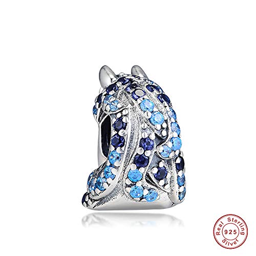 CHICBUY 2019 Invierno Nokk Caballo de plata 925 DIY compatible con pulseras originales Pandora Charm Joyería de Moda