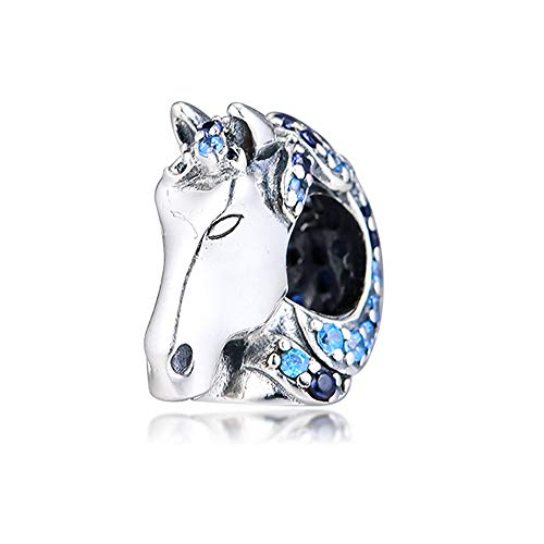 CHICBUY 2019 Invierno Nokk Caballo de plata 925 DIY compatible con pulseras originales Pandora Charm Joyería de Moda