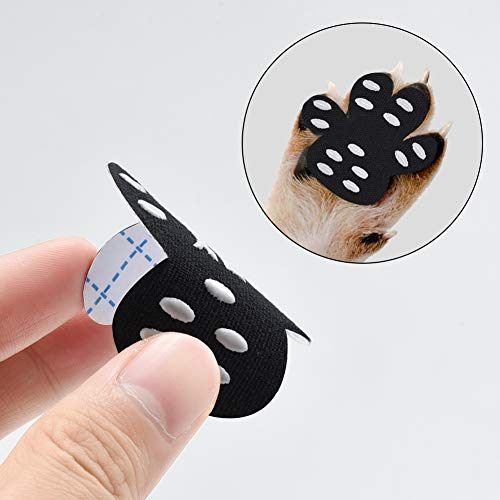 Cizen 20 almohadillas protectoras para patas de animales de compañía, antideslizantes, para evitar que los animales se resbalen, autoadhesivas, de repuesto, XXL