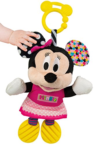 Clementoni-17164 - Baby Minnie Peluche Texturas - peluche Disney para bebés a partir de 6 meses