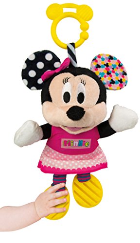Clementoni-17164 - Baby Minnie Peluche Texturas - peluche Disney para bebés a partir de 6 meses