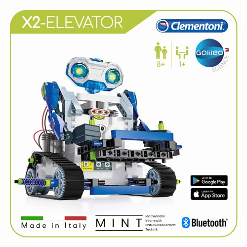 Clementoni-55331 - RoboMaker, Set de Iniciación - robot educativo a partir de 8 años