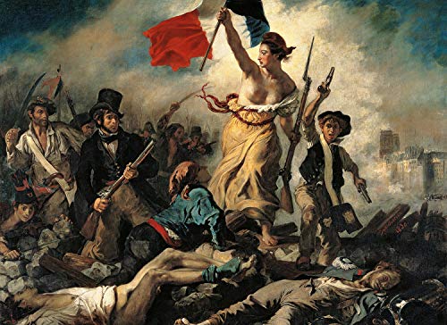 Clementoni Puzzle 1000 Piezas Museos Delacroix: La Libertad guiando al Pueblo, Color (39549.1)
