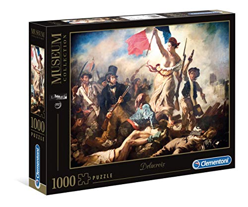 Clementoni Puzzle 1000 Piezas Museos Delacroix: La Libertad guiando al Pueblo, Color (39549.1)