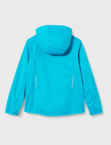 CMP Softshell Jacket with Fixed Hood Chaqueta, Chico, Light Blue, 152