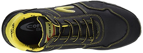 Cofra 78500 – 001.w45 Talla 45 "Coppi S3 SRC – zapatos de seguridad, color negro y amarillo
