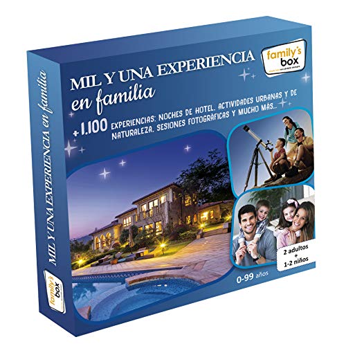 Cofre de experiencias. Mil y una noche en familia" Más de 1.100 experiencias: noches de hotel, actividades urbanas y de naturaleza, sesiones fotográficas y muchas más...