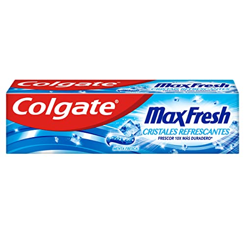 Colgate Kit Max Fresh y Max White, Pasta de Dientes, Pack 3 Uds Max Fresh x 75ml + 1 Ud Max White x 75ml