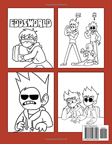 Color Mind! - Eddsworld Coloring Book: Vivid Character Designs For Relaxation And Stimulating Creativity