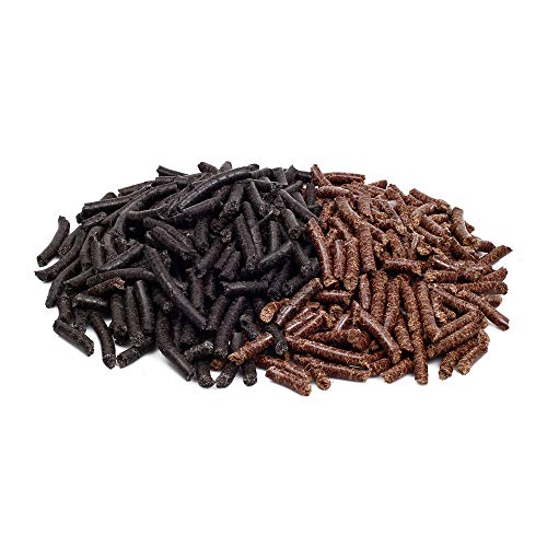 Comida para caballos, pellets suplementario para caballos de linaza y comino negro, granulado medio y medio grueso, sin avena, 1,5 kg