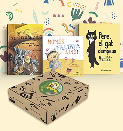 Contes infantils en català 3 anys: Lot de 3 llibres en tapa dura per a regalar a nens de 3 anys