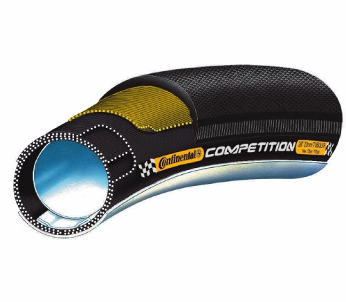 Continental Competition - Tubular para bicicleta de carreras, 28" x 25 mm, negro