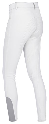 Covalliero Basic Plus - Pantalones de equitación Unisex para niños, Unisex niños, Pantalones de equitación, 321003-7, Blanco, 140