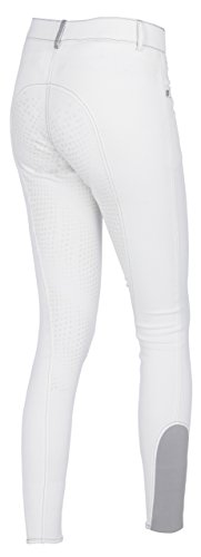 Covalliero Basic Plus - Pantalones de equitación Unisex para niños, Unisex niños, Pantalones de equitación, 321003-7, Blanco, 140