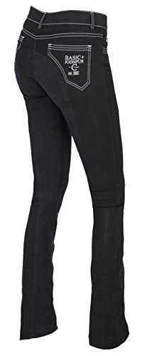 Covalliero Mujer COV.Basic Plus – Pantalones de equitación Jodhpur tamaño Equitación, Negro, 44