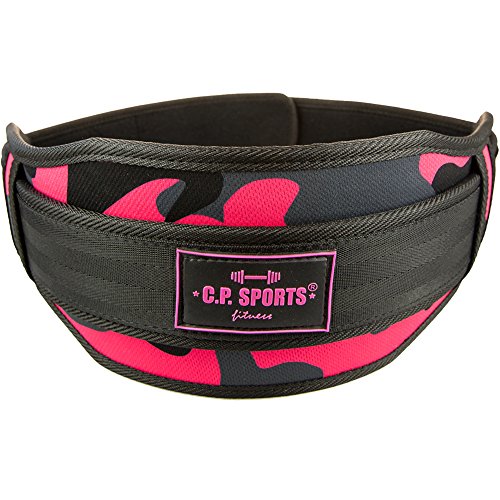 C.P.Sports Cinturón de Entrenamiento para el Levantamiento de Pesas, Rosa, Extra-Small