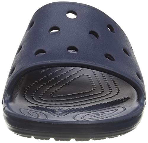 Crocs Classic Crocs Slide Unisex Adulta Zuecos, Azul (Navy), 41/42 EU