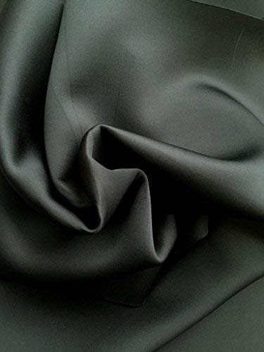 CRS Fur Fabrics Material de Neopreno de Lujo para Traje de Buceo, Fibra sintética, Negro, 1Mtr - 150cm x 100cm