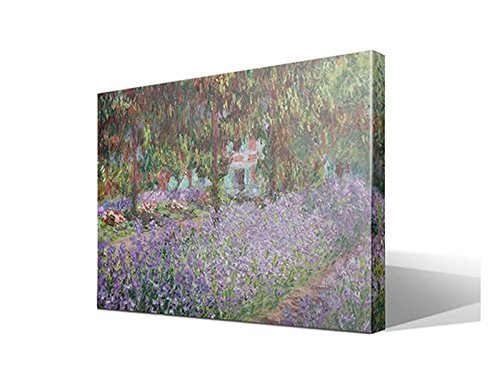 Cuadro Canvas Lirios en Jardín de Monet de Oscar Claude Monet - 40cm x 55cm