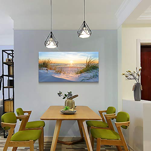 Cuadro en lienzo para sala de estar Paisaje natural Impresiones de amanecer Decoración de pared para dormitorio Oficina Comedor Cocina Pinturas enmarcadas para decoraciones del hogar