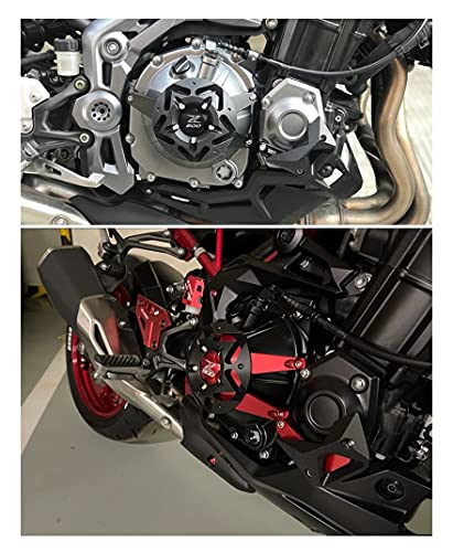 Cubierta del Estator del Motor De La Motocicleta, CNC Protector De Protección De La Cubierta Protectora del Motor De Aluminio para Kawasaki Z900 2017-2021 Z1000 2010-2019