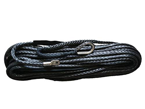 Cuerda de cabrestante sintética Línea de cabrestante de 10 mm * 30M, cuerda de remolque, cuerda de fibra sintética, cuerda de plasma para 4x4 offroadroad Cuerda de remolque ATV ( Color Name : Red )