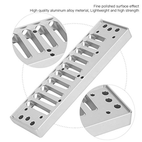 Cuque Venta Loca Armónica para niños, armónicas fiables, aleación de Aluminio de Alta Resistencia para Tocar Tienda de Instrumentos Musicales, enseñanza de música para entusiastas de la música(Si