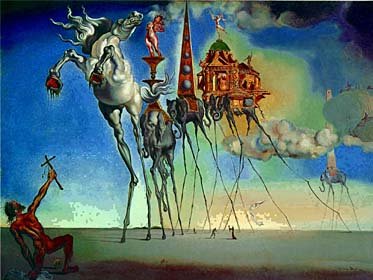 Dali Space Horse / Dali caballo espacial - basado da una pintura de Salvador Dali #05