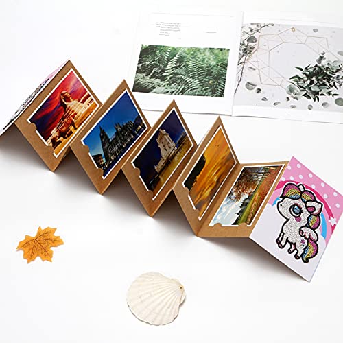 Decoración de Pintura de Diamante, Pintura de Diamante de Caballo de Colores con álbum de Fotos para Manualidades Pequeñas de Bricolaje para álbum de Recuerdos de Viaje de Vacaciones