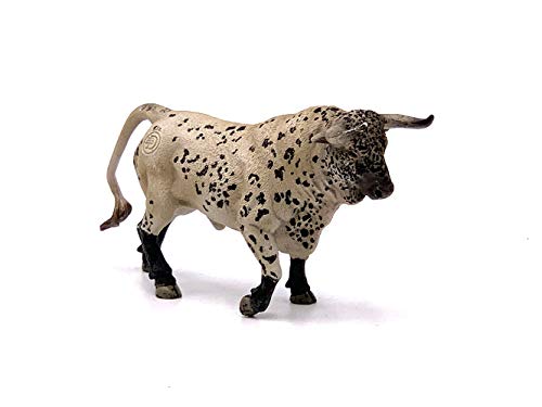 Deqube- Bravo Ensabanado Trotando Figura de Toro, Color blanco, 17x8x4,2 (90110003) , color/modelo surtido