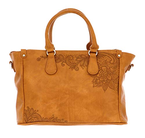 Desigual Accessories PU Hand Bag, Mano Mujer, Amarillo, U