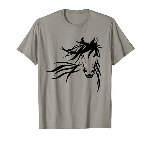 Dibujo a caballo Equitación Equestre Amante del Caballo Camiseta