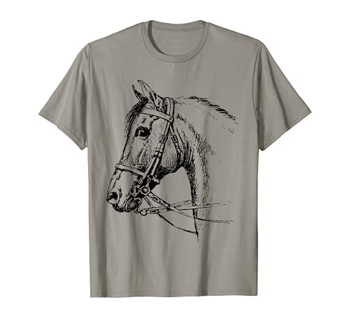 Dibujo De Cara De Caballo Camiseta