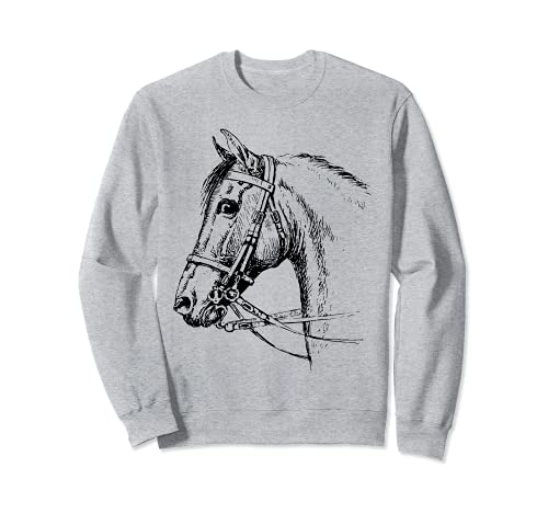 Dibujo De Cara De Caballo Sudadera