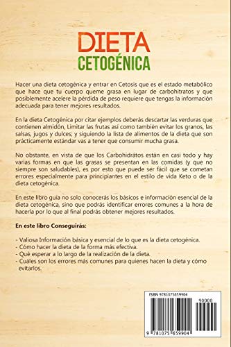 Dieta Cetogénica Errores que debes Evitar: Este libro te muestra los principales errores para hacer la dieta keto y entrar en cetósis. Aprende a bajar de peso de forma confiable