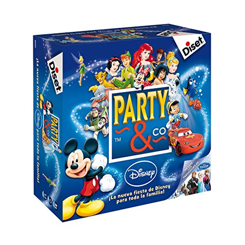 Diset- Party & Co Disney - Juego de mesa familiar multiprueba a partir de 4 años