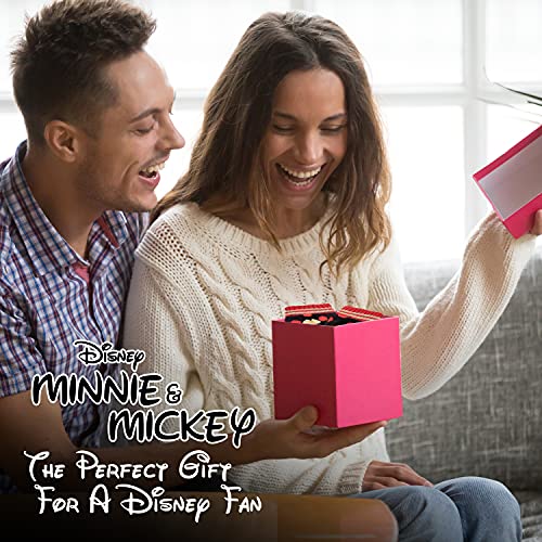 Disney Calcetines Antideslizantes Mujer Talla 35-39, Calcetines Mujer Invierno 3D con Minnie y Mickey Mouse, Regalos Para Mujer y Adolescentes