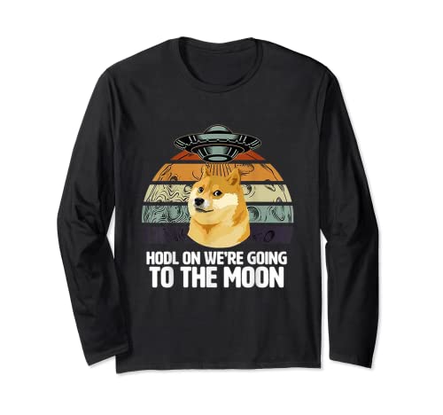 Dogecoin a la Luna Manga Larga