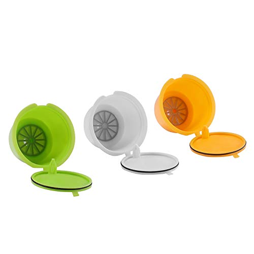 Dolce Gusto cápsulas reutilizables recargables para Dolce Gusto Capsules 3 cápsulas de café reutilizables para Nescafe Genio Piccolo Esperta Circolo