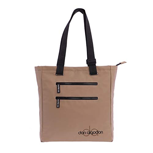 Don Algodón Zoe, Bolso Mujer Shopper, Beis, 32 x 10 x 35 cm