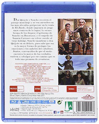 Don Quijote cabalga de nuevo [Blu-ray]