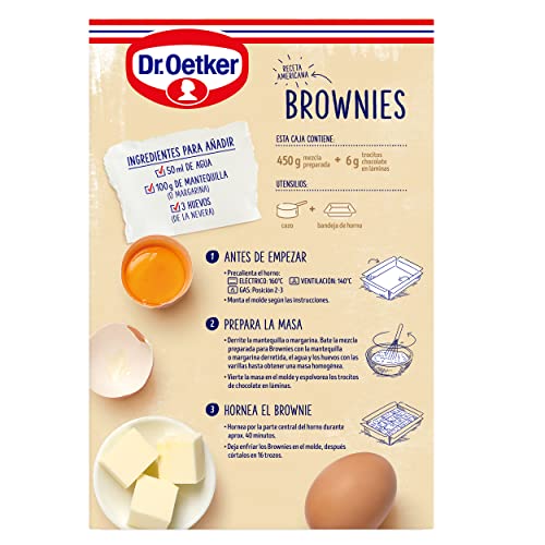 Dr. Oetker Preparado para Brownies, 456g