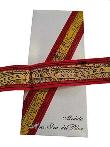 DRW Cinta Virgen del Pilar (Bandera de España) con figura en caja de regalo
