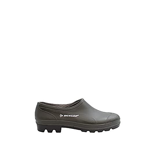 Dunlop Bicolour Zapato Cerrado Professional, Verde/Negro, 42