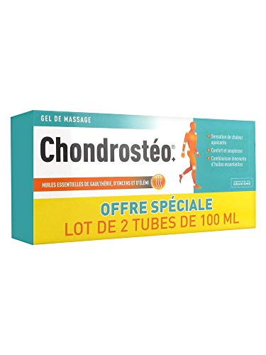 EA Pharma ChondrostŽo Gel de MASSAGE - Lot de 2 x 100 ml É