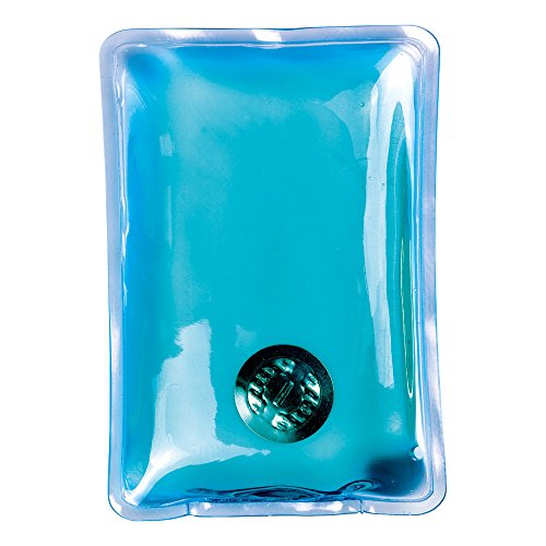 eBuyGB Pack de 4 Bolsas de Gel para Calentar Las Manos de Gel, instantáneas, Reutilizables, Hombre, Color Blue Rectangle, tamaño Talla única