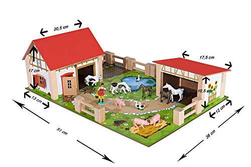 Eichhorn - Granja de Madera con Animales ( 100004308) , color/modelo surtido